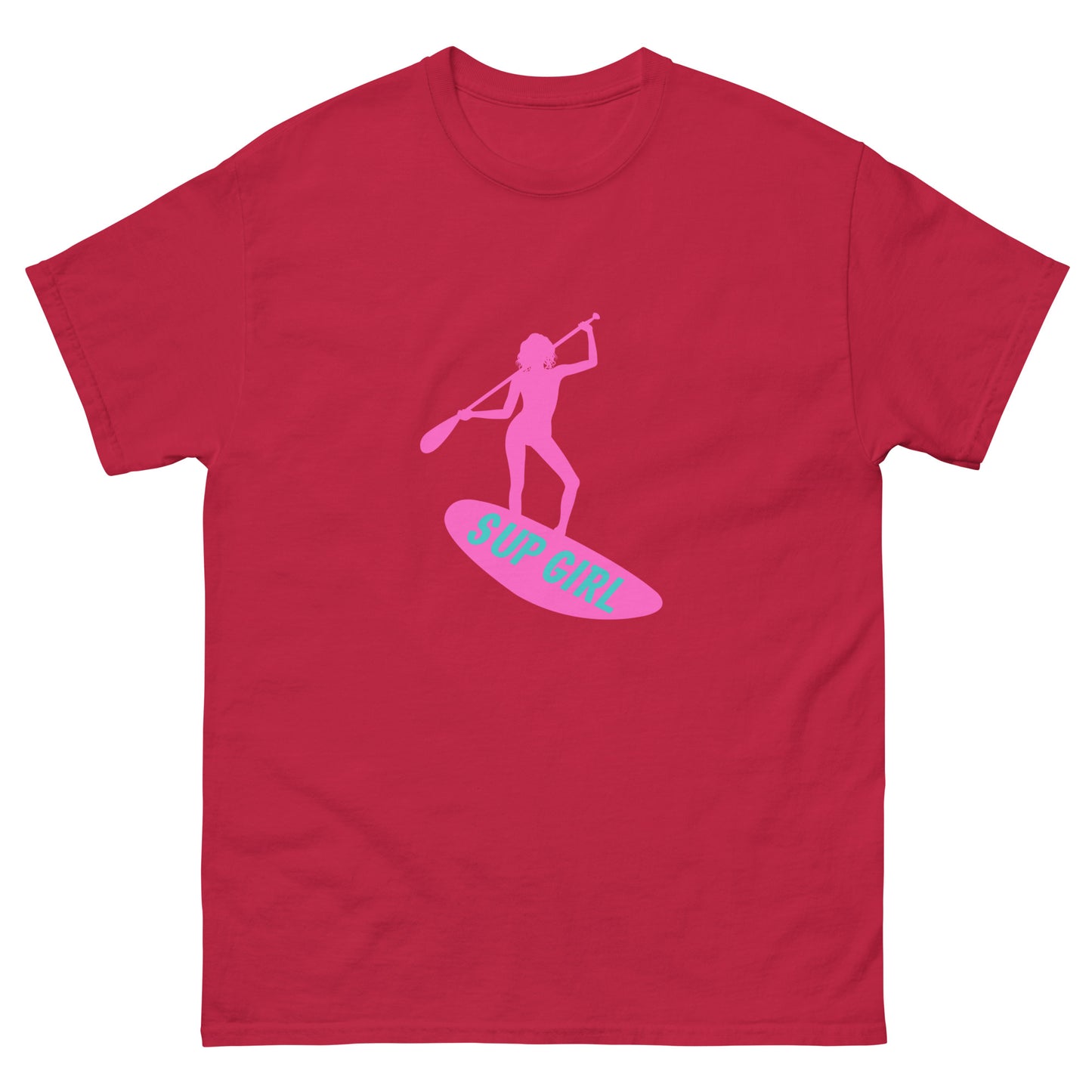 Sup Girl Pink Paddle Girl classic tee