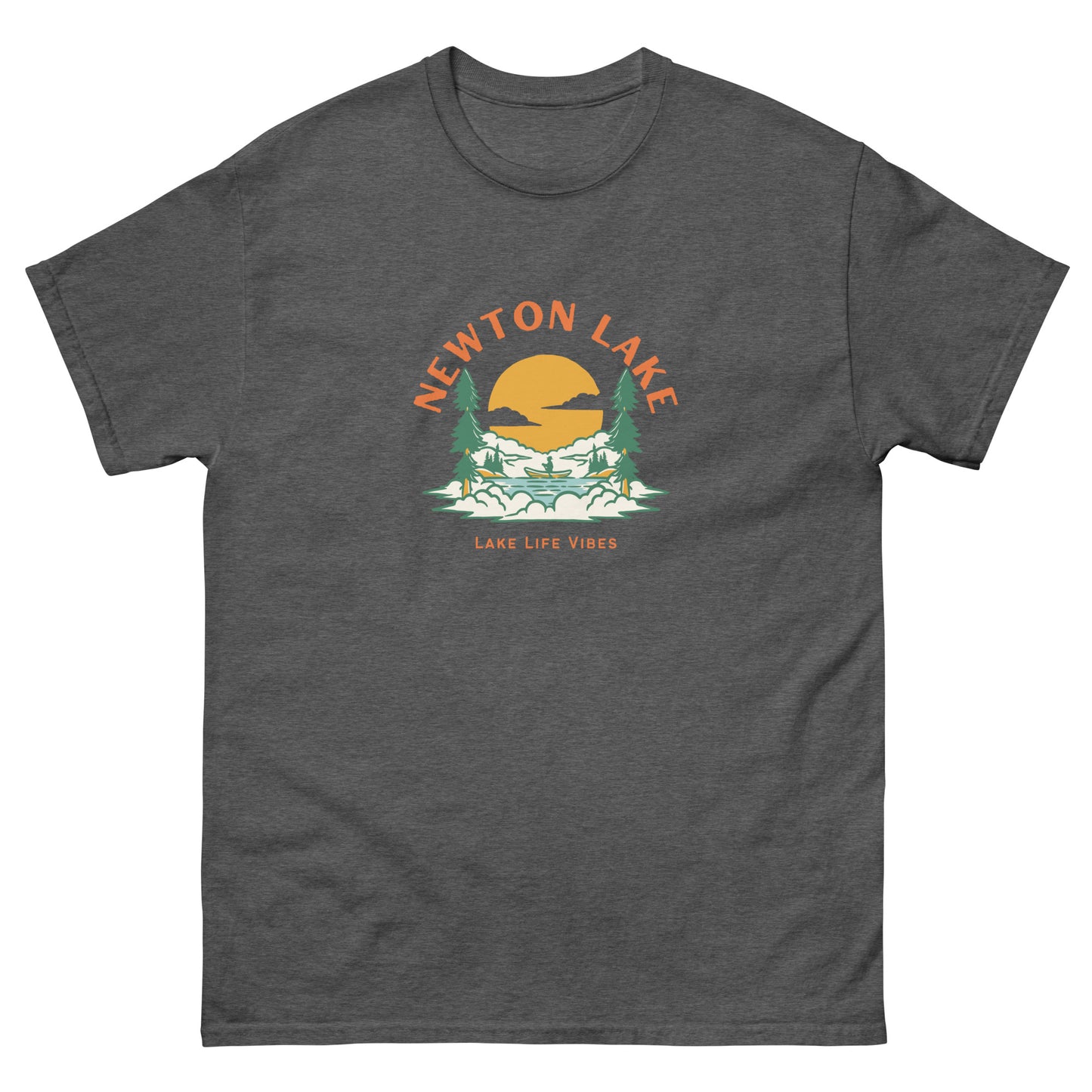 Newton Lake Trees and Lake Unisex classic tee