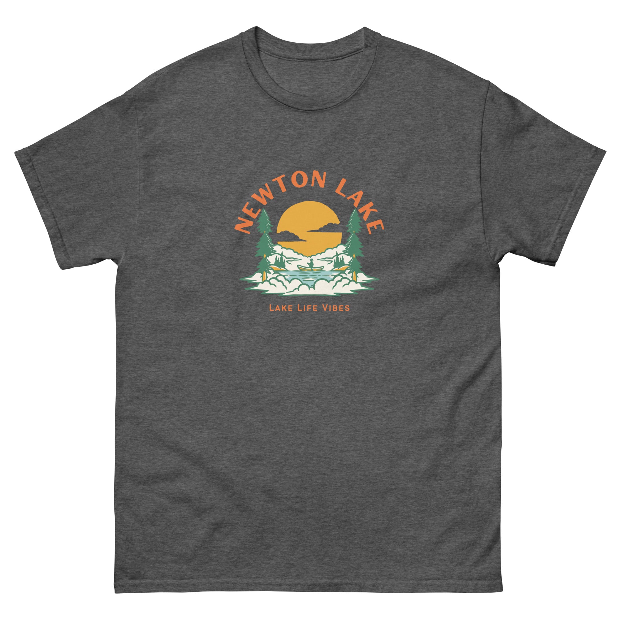 Newton Lake Trees and Lake Unisex classic tee