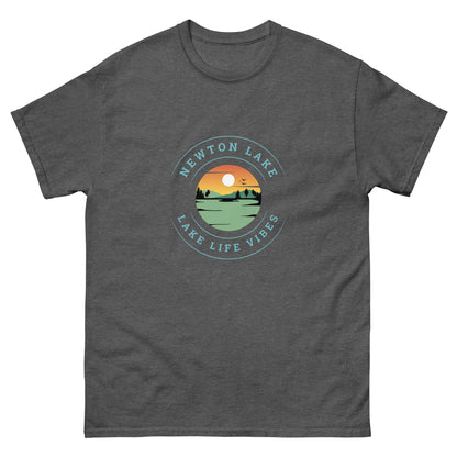Newton Lake Sunset Unisex classic tee