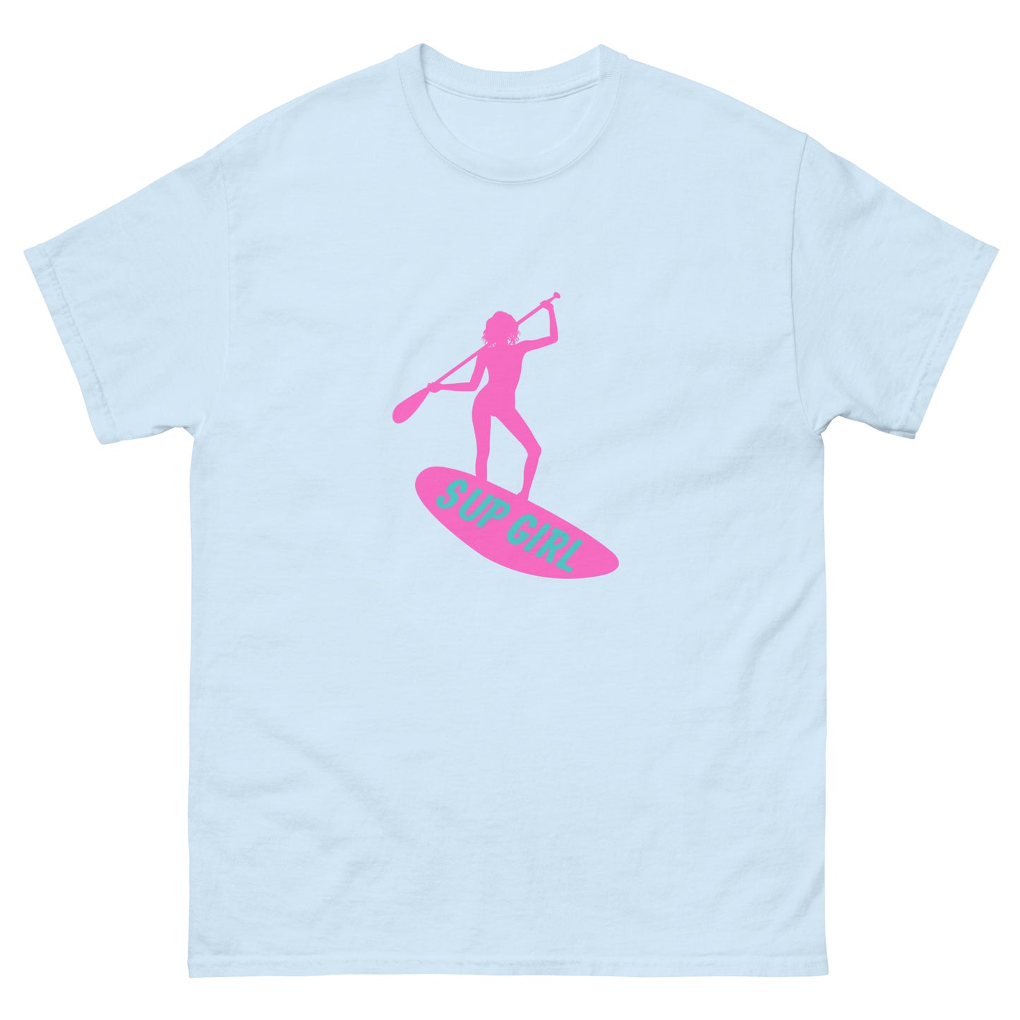 Sup Girl Pink Paddle Girl classic tee