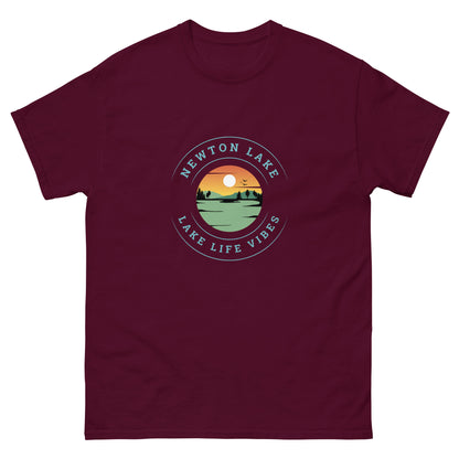 Newton Lake Sunset Unisex classic tee