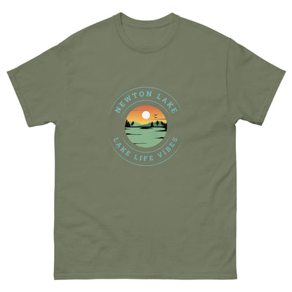 Newton Lake Sunset Unisex classic tee