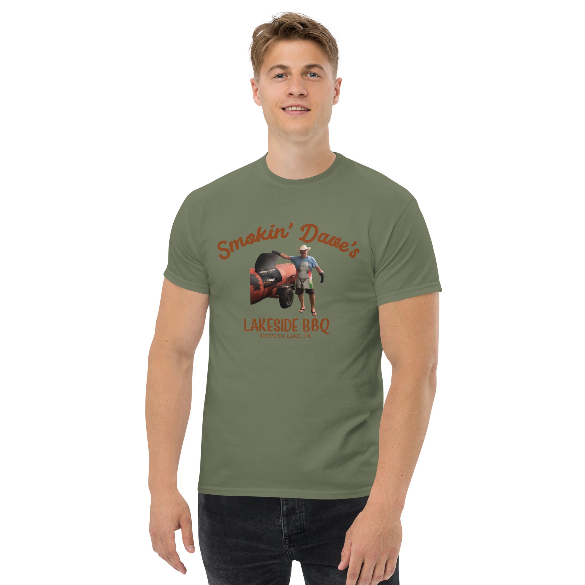 Smokin' Daves Lakeside BBQ Unisex classic tee