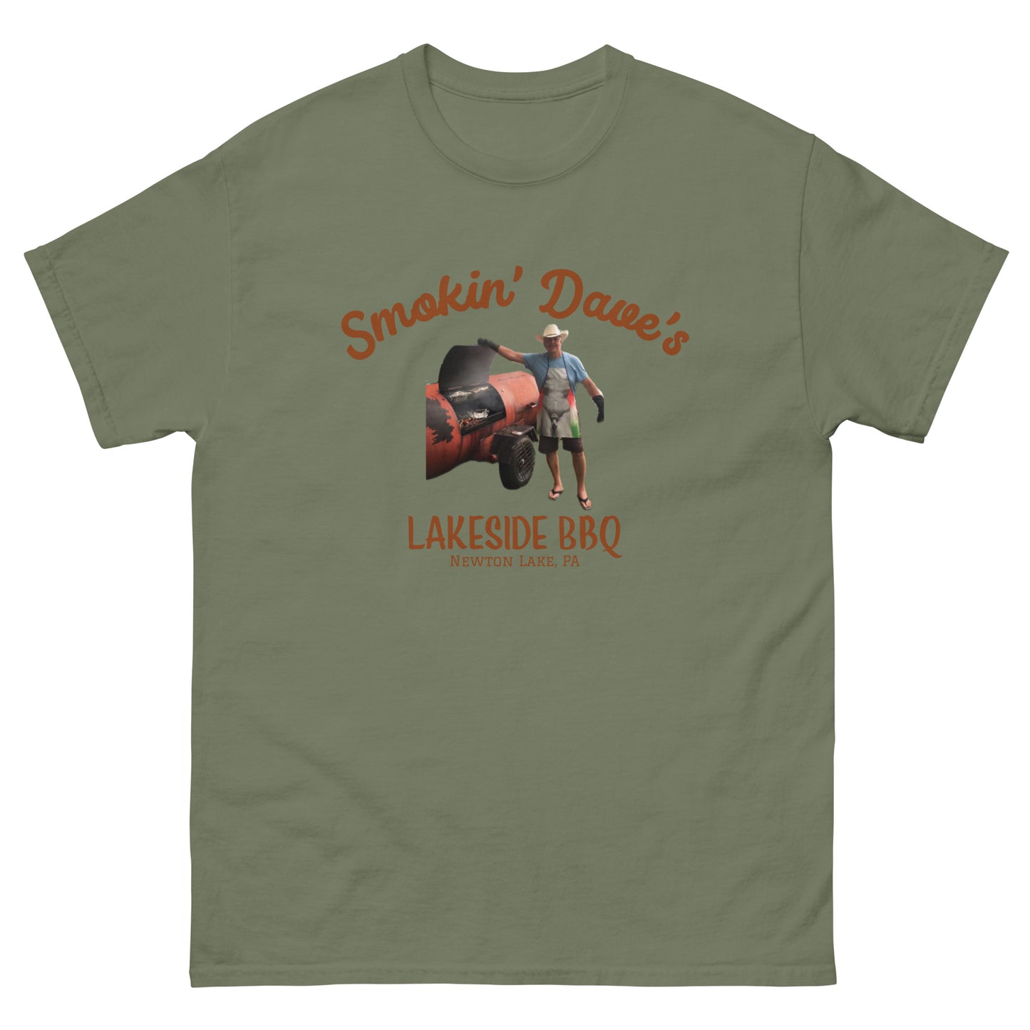 Smokin' Daves Lakeside BBQ Unisex classic tee