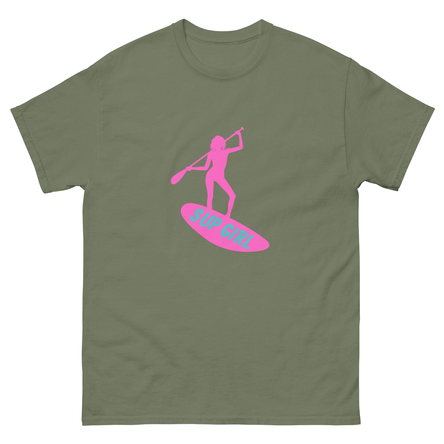 Sup Girl Pink Paddle Girl classic tee