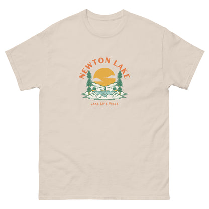 Newton Lake Trees and Lake Unisex classic tee