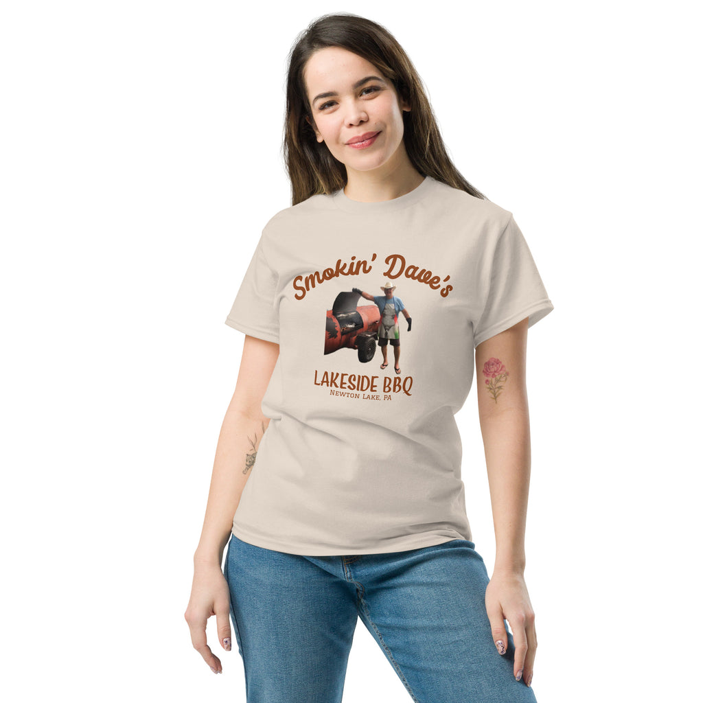 Smokin' Daves Lakeside BBQ Unisex classic tee