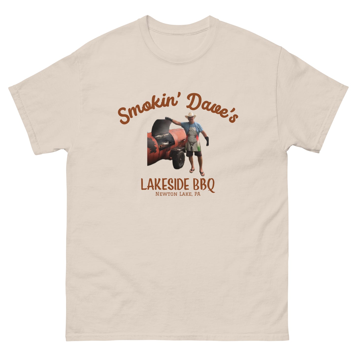 Smokin' Daves Lakeside BBQ Unisex classic tee