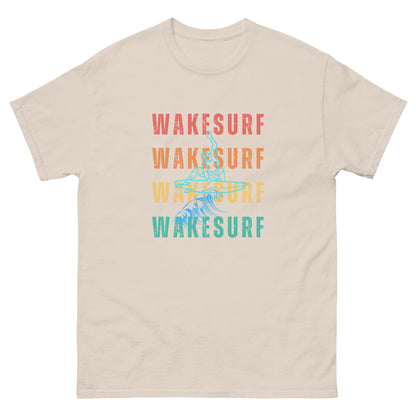 WAKESURF background wakesurfer Unisex classic tee