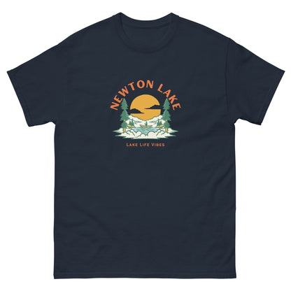 Newton Lake Trees and Lake Unisex classic tee