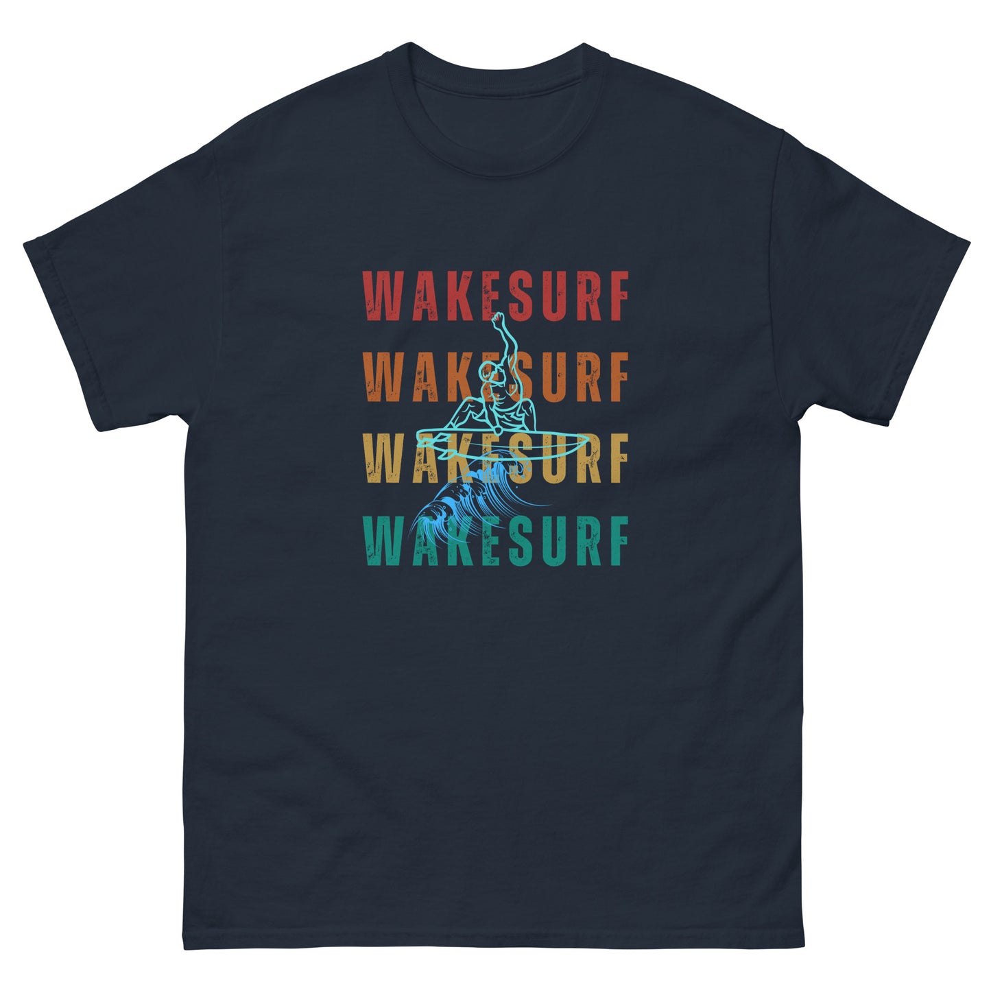 WAKESURF background wakesurfer Unisex classic tee