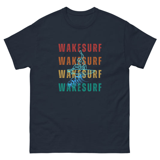 WAKESURF background wakesurfer Unisex classic tee