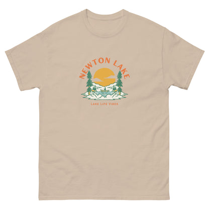 Newton Lake Trees and Lake Unisex classic tee