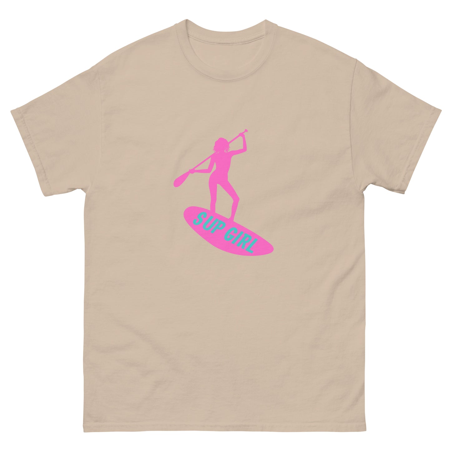 Sup Girl Pink Paddle Girl classic tee
