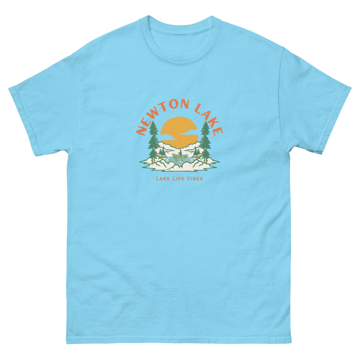 Newton Lake Trees and Lake Unisex classic tee