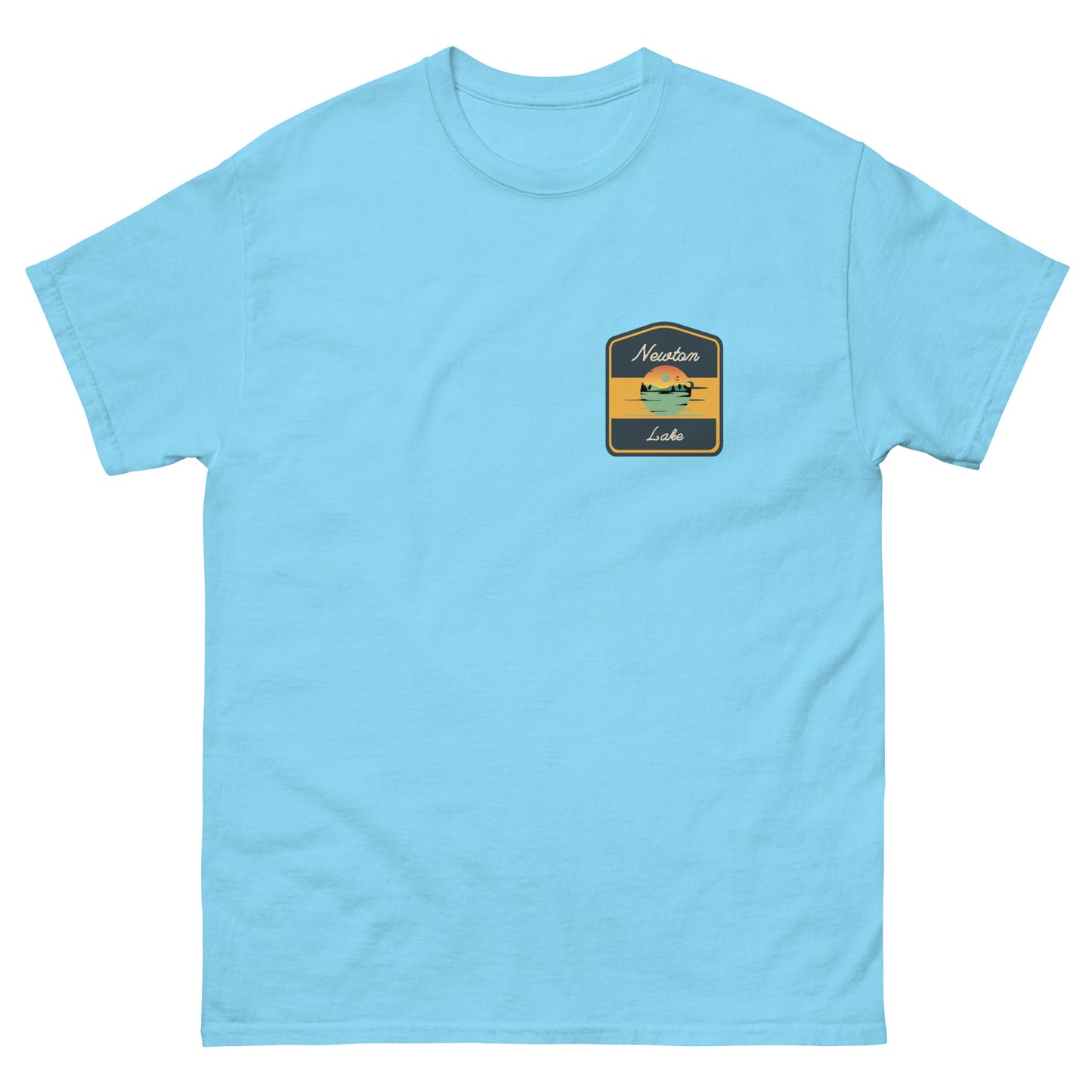 Newton Lake Badge Left Chest Unisex classic tee