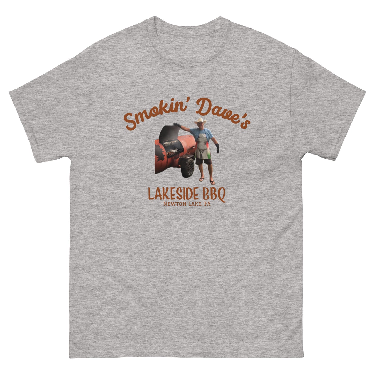 Smokin' Daves Lakeside BBQ Unisex classic tee