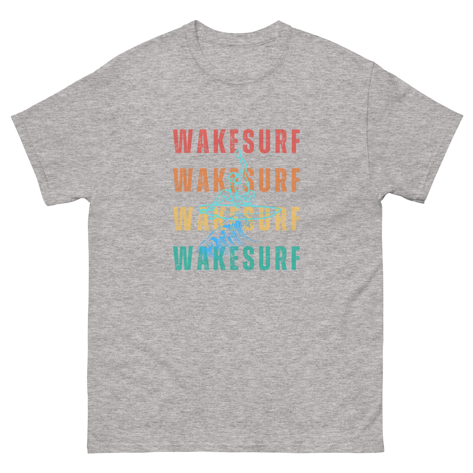 WAKESURF background wakesurfer Unisex classic tee