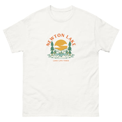 Newton Lake Trees and Lake Unisex classic tee