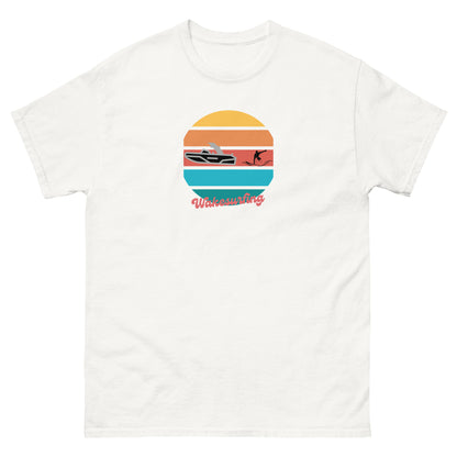 Wakesurfing @ Sunset Unisex classic tee