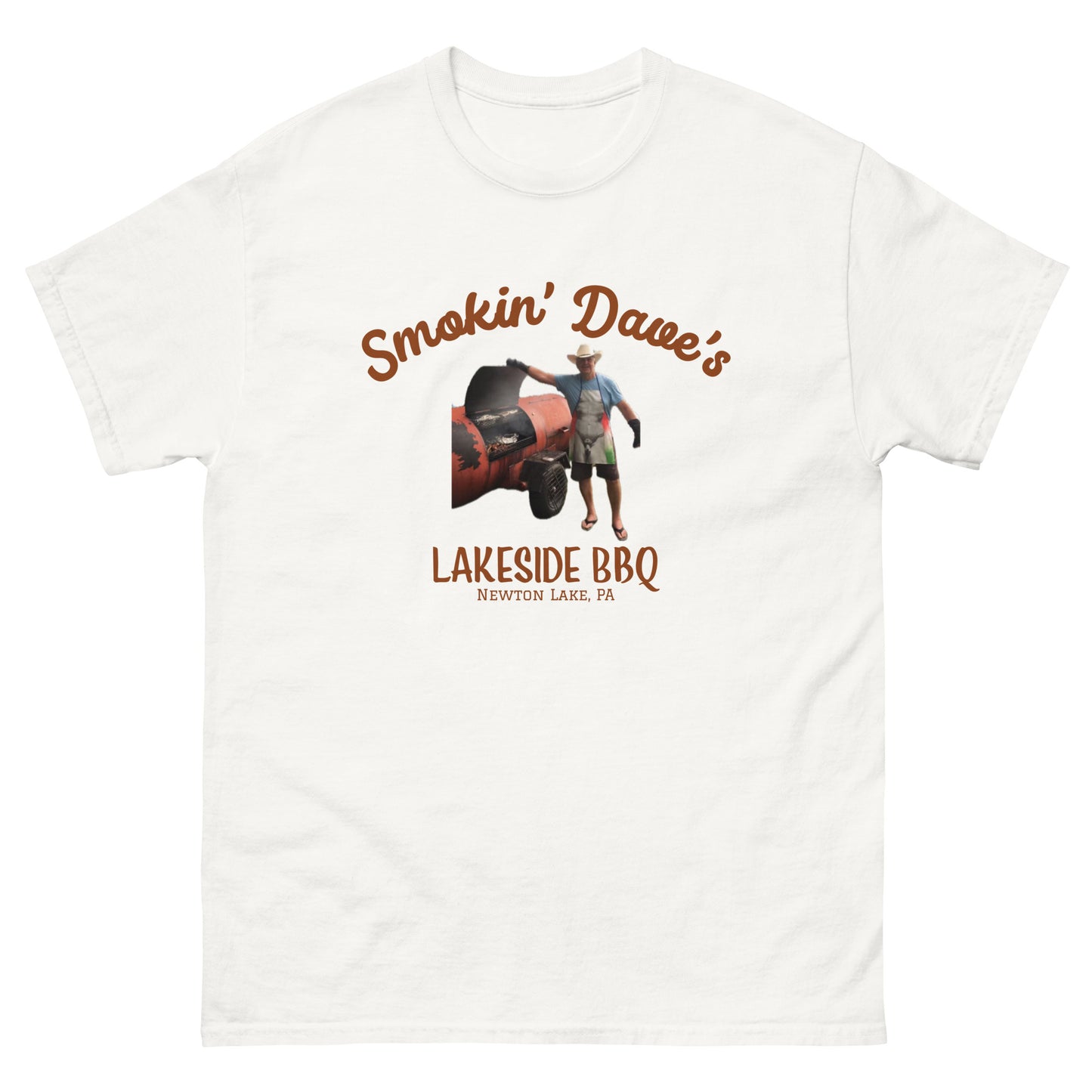 Smokin' Daves Lakeside BBQ Unisex classic tee