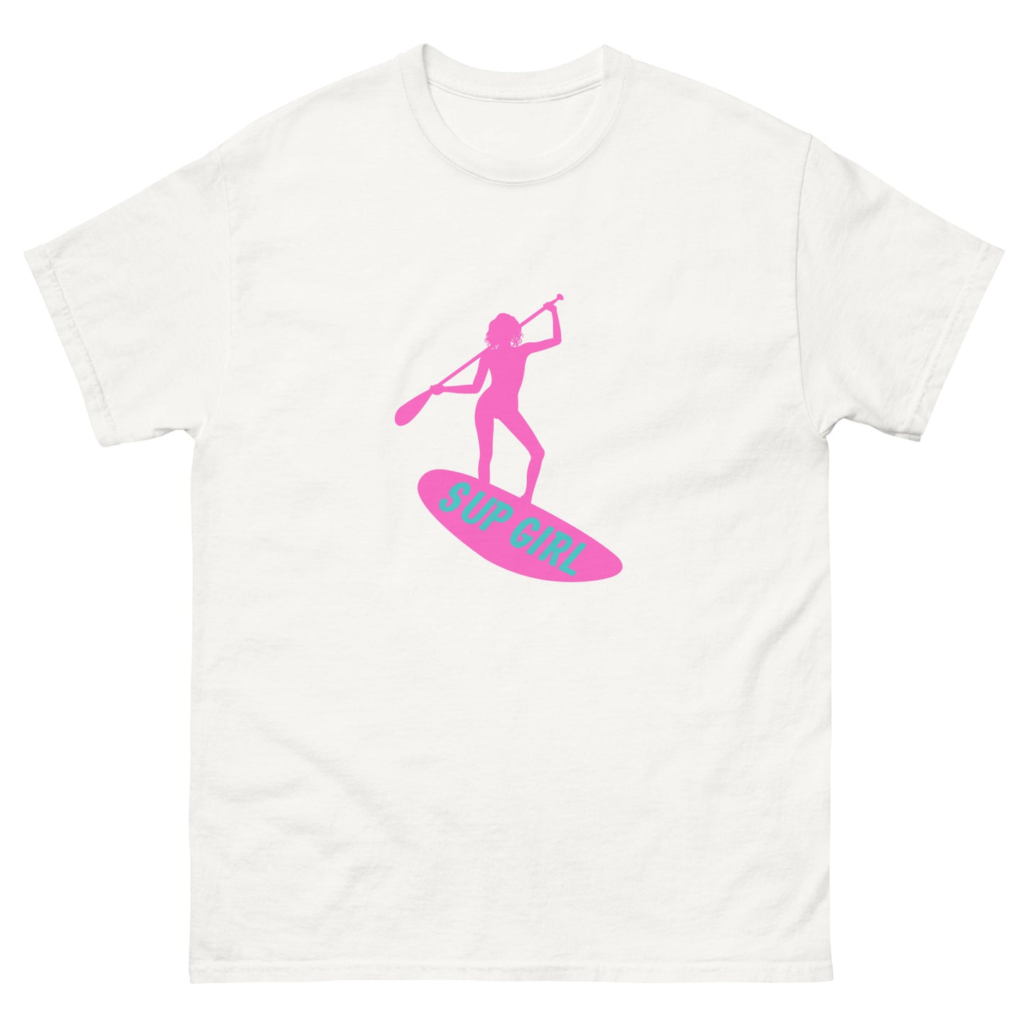 Sup Girl Pink Paddle Girl classic tee