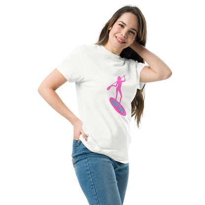 Sup Girl Pink Paddle Girl classic tee