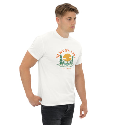 Newton Lake Trees and Lake Unisex classic tee