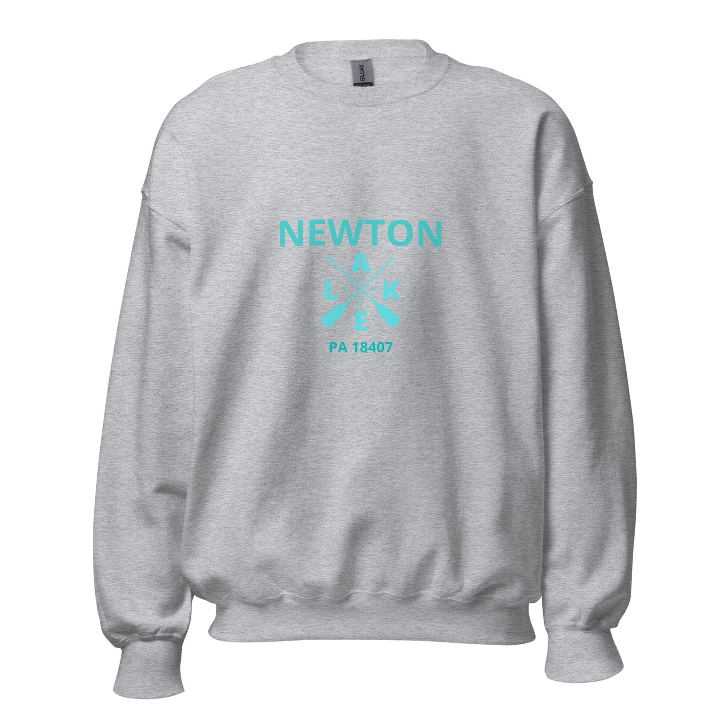 Newton Lake X Oars PA 18407 Unisex Sweatshirt