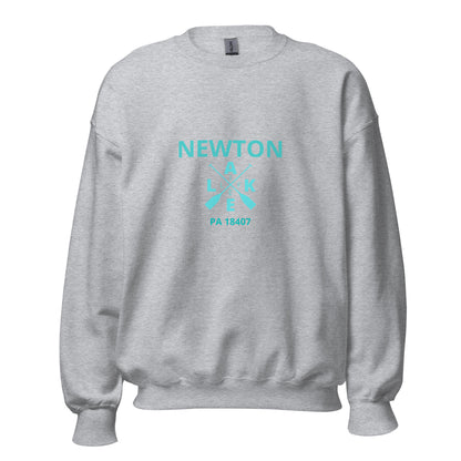 Newton Lake X Oars PA 18407 Unisex Sweatshirt