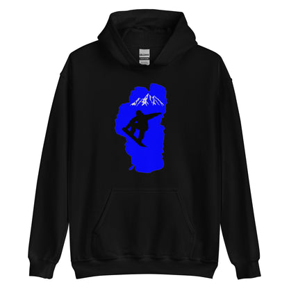 Lake Tahoe Mountains Snowboard Club Unisex Hoodie