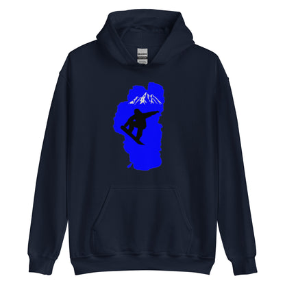 Lake Tahoe Mountains Snowboard Club Unisex Hoodie
