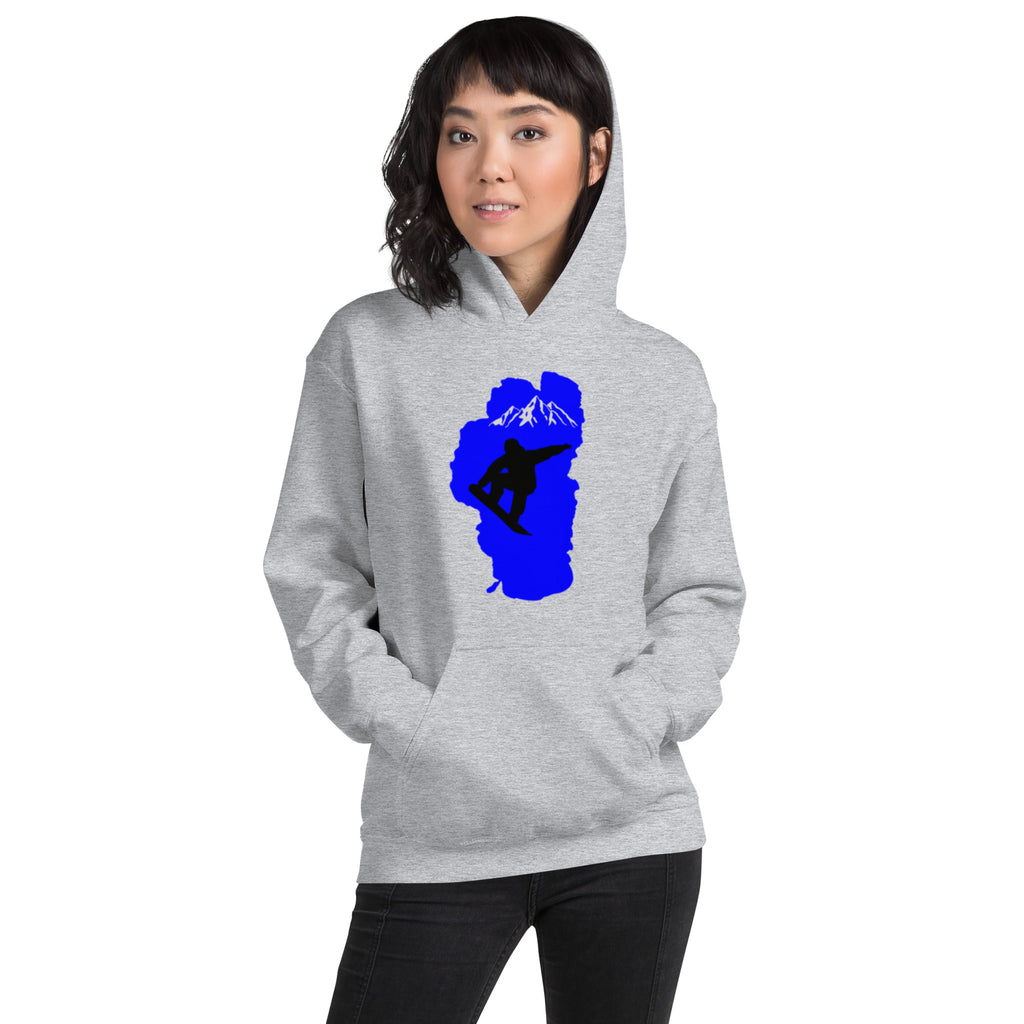 Lake Tahoe Mountains Snowboard Club Unisex Hoodie
