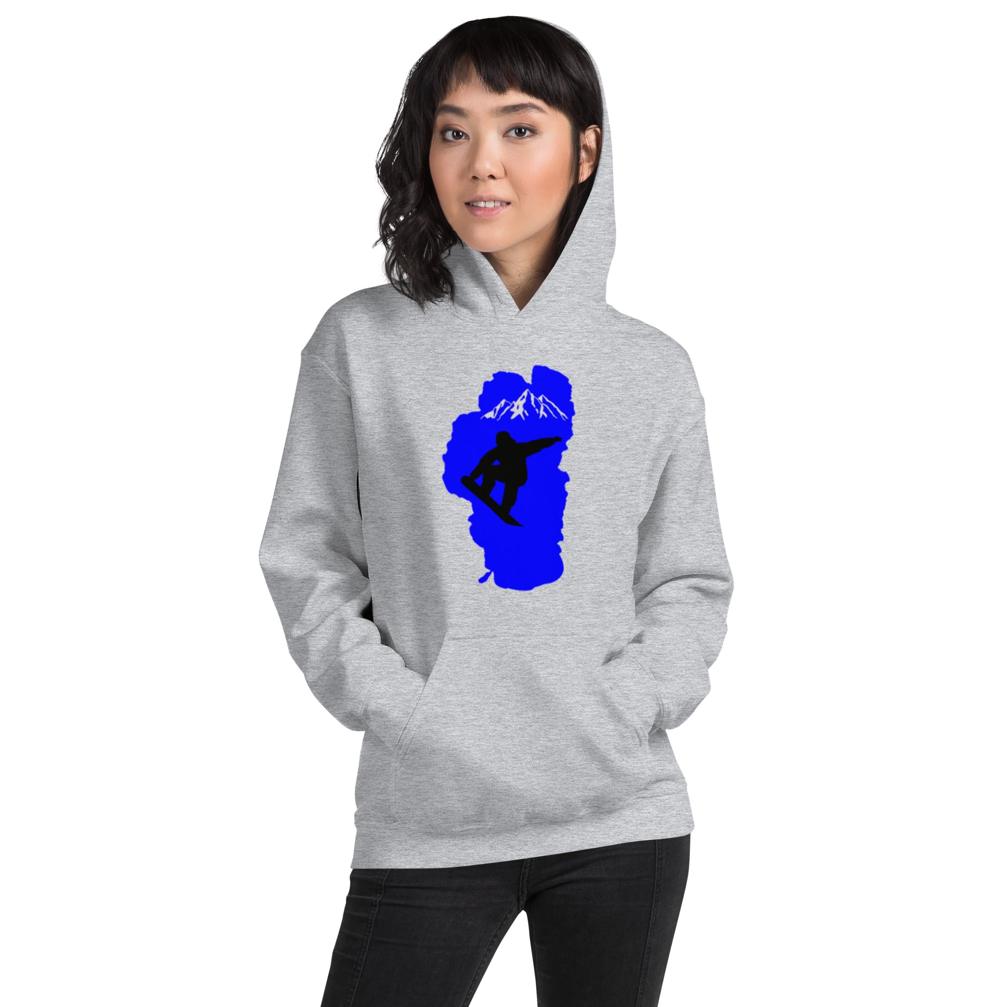 Lake Tahoe Mountains Snowboard Club Unisex Hoodie