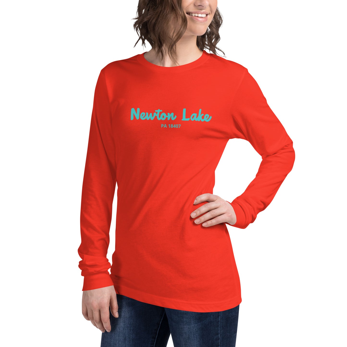 Newton Lake PA 18407 Unisex Long Sleeve Tee