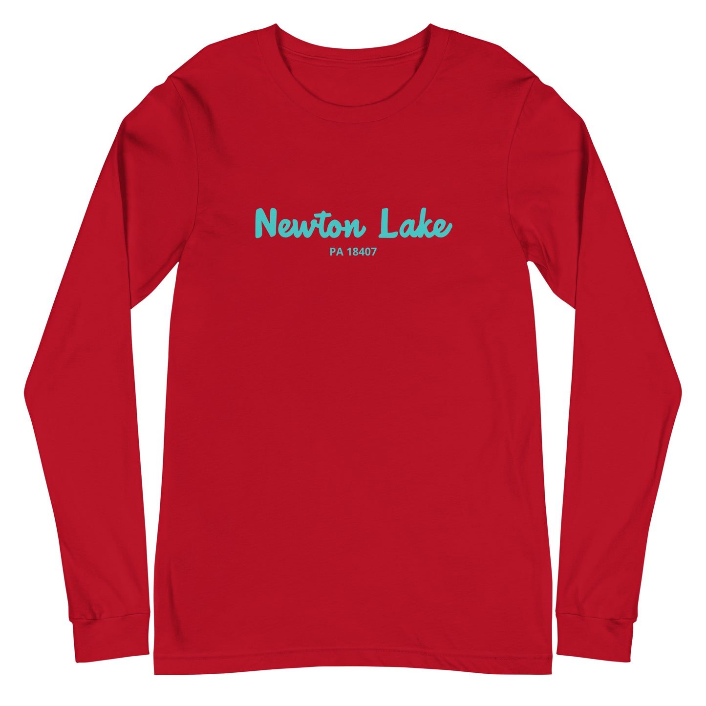 Newton Lake PA 18407 Unisex Long Sleeve Tee