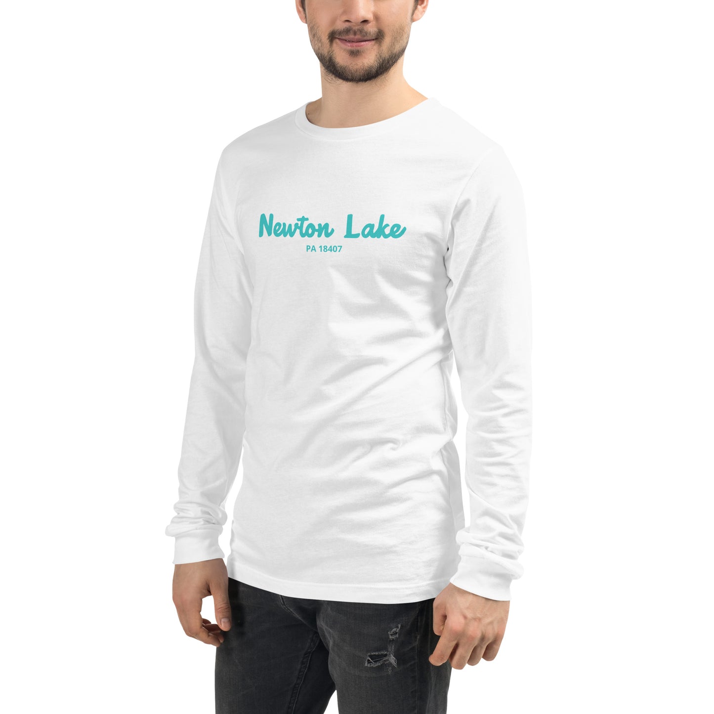 Newton Lake PA 18407 Unisex Long Sleeve Tee