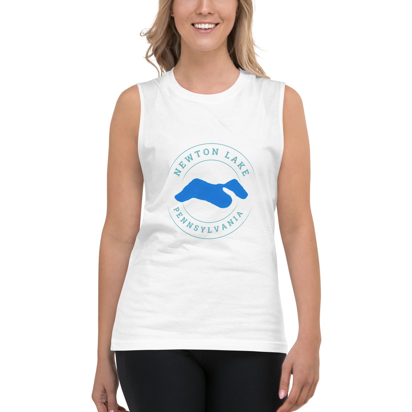 Newton Lake Pennsylvania Sleeveless Shirt