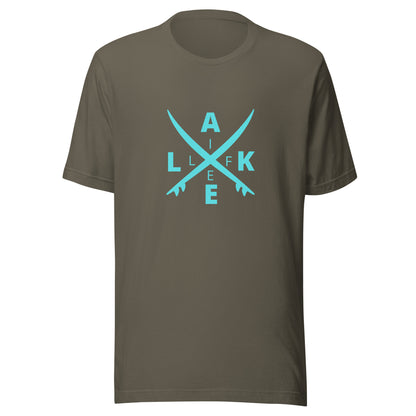 Lake Life X Boards Wake Surf Boards Unisex t-shirt