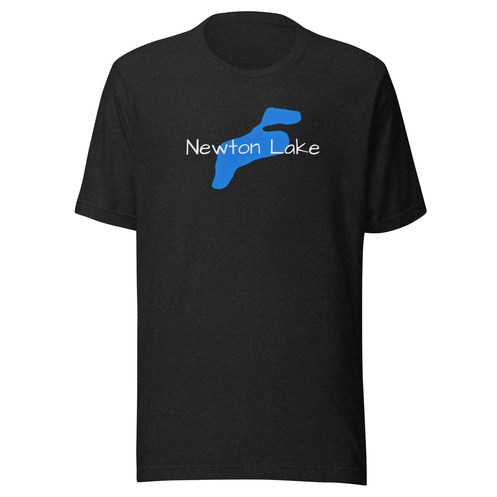 Newton Lake Water Outline Unisex t-shirt