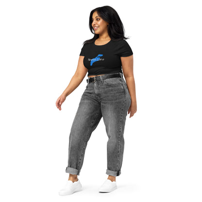 Newton Lake Outline Women’s Crop Tee