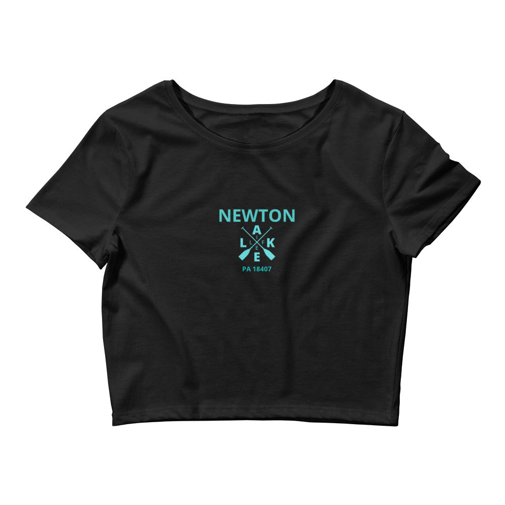 Newton Lake X Oars 18407 PA Women’s Crop Tee