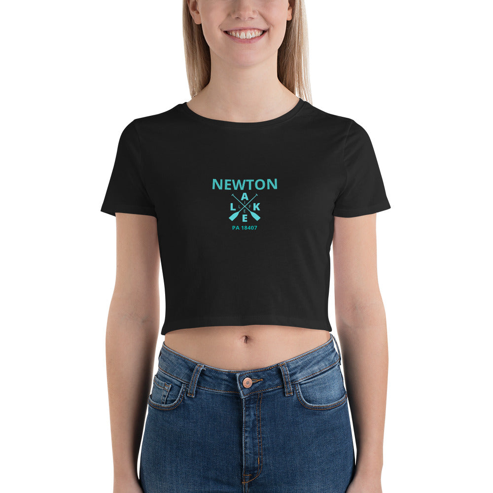 Newton Lake X Oars 18407 PA Women’s Crop Tee