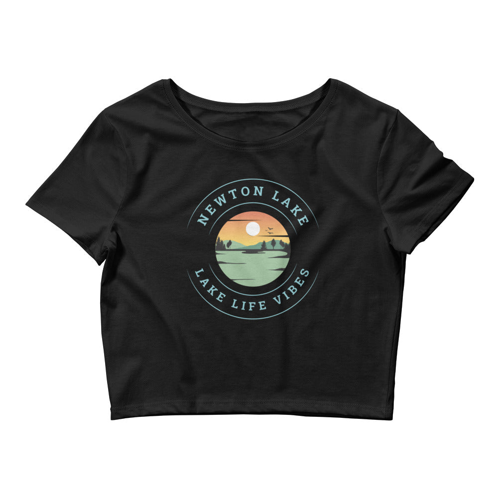 Newton Lake Lake Life Vibes Women’s Crop Tee