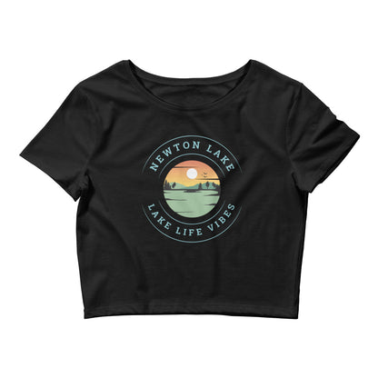 Newton Lake Lake Life Vibes Women’s Crop Tee