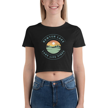 Newton Lake Lake Life Vibes Women’s Crop Tee