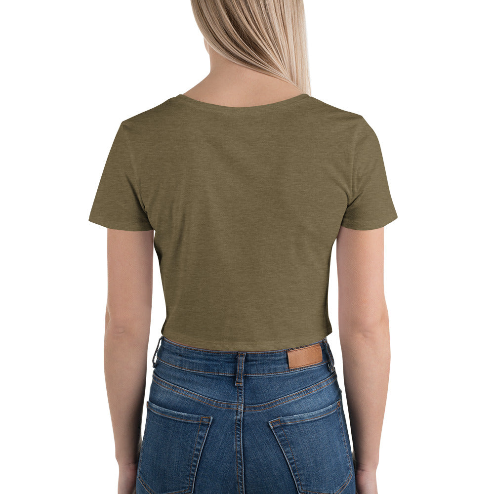 Newton Lake Arc Lettering Women’s Crop Tee