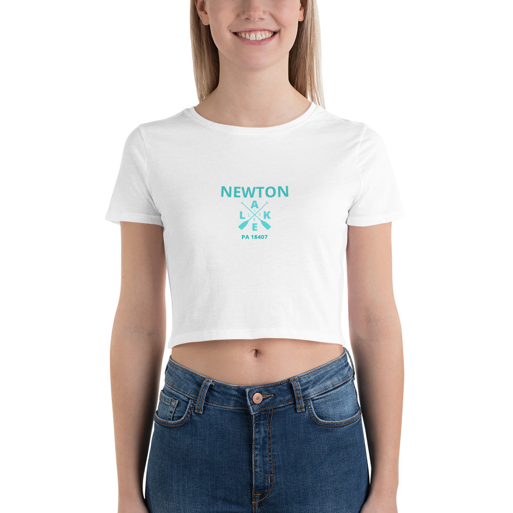 Newton Lake X Oars 18407 PA Women’s Crop Tee