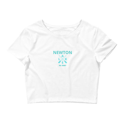 Newton Lake X Oars 18407 PA Women’s Crop Tee